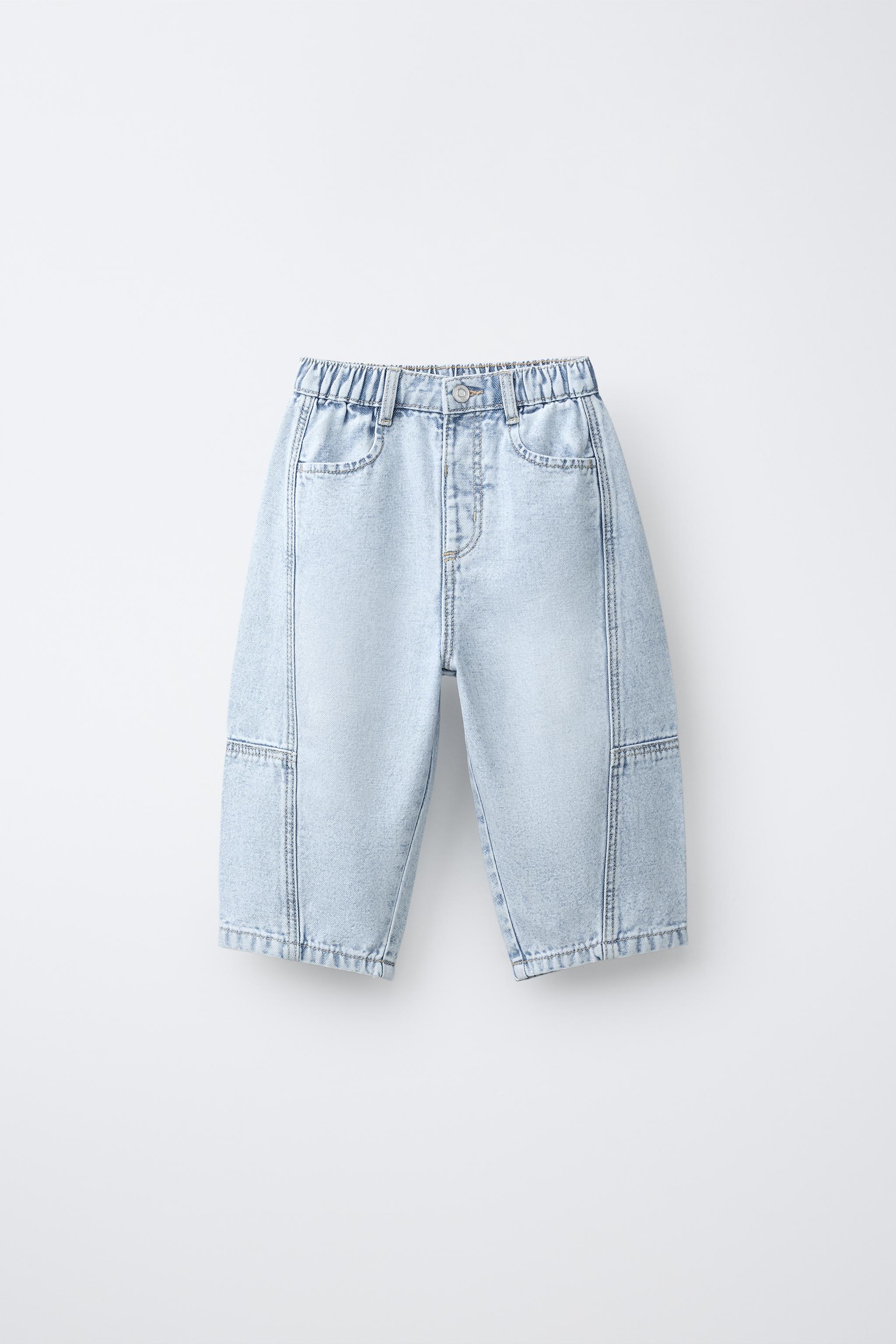 JEAN BARREL EN TOILE À DÉCOUPES